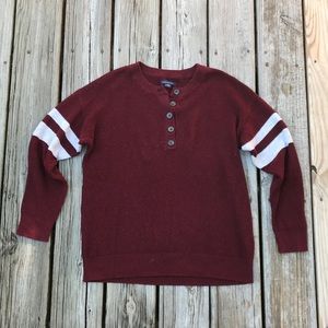 Henley sweater
